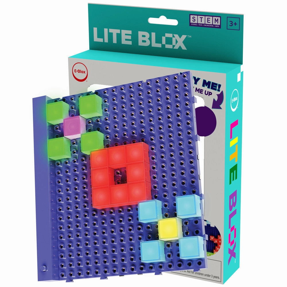 E-Blox Lite Blox - Build Your Own Light-Up Mosaics, 30pcs