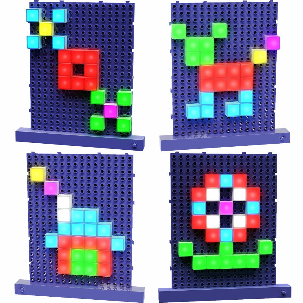 E-Blox Lite Blox - Build Your Own Light-Up Mosaics, 30pcs