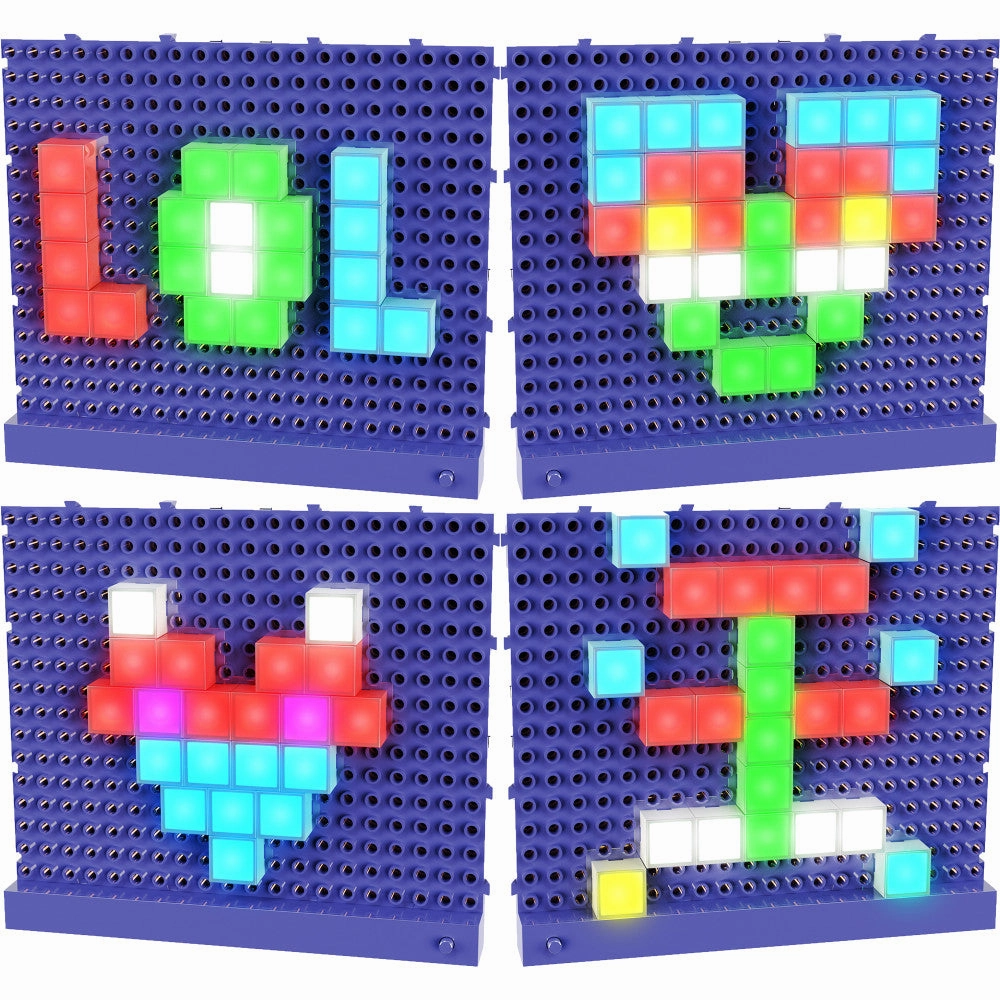 E-Blox Lite Blox - Build Your Own Light-Up Mosaics, 30pcs