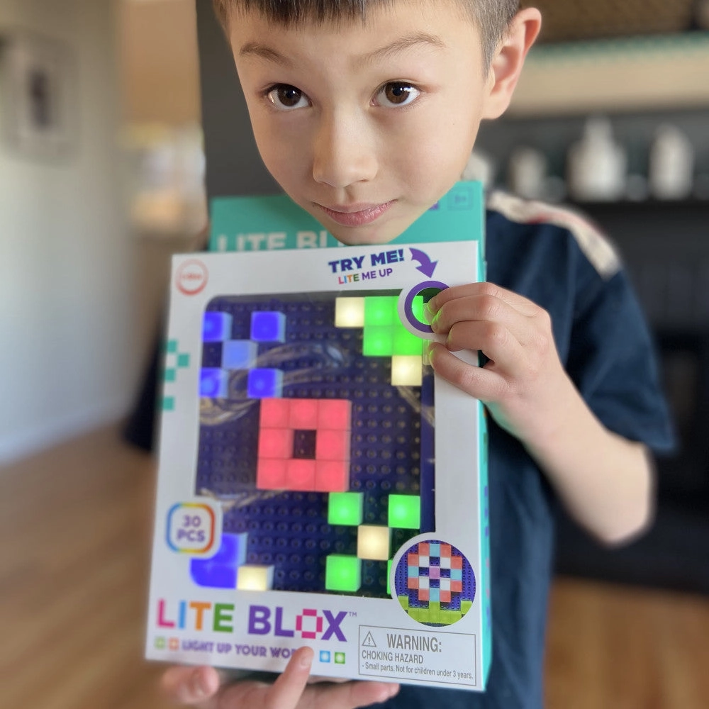 E-Blox Lite Blox - Build Your Own Light-Up Mosaics, 30pcs