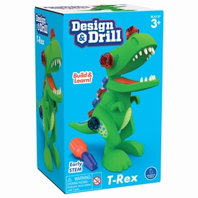 Educational Insights Design & Drill T-Rex - Interactive Dinosaur Toy