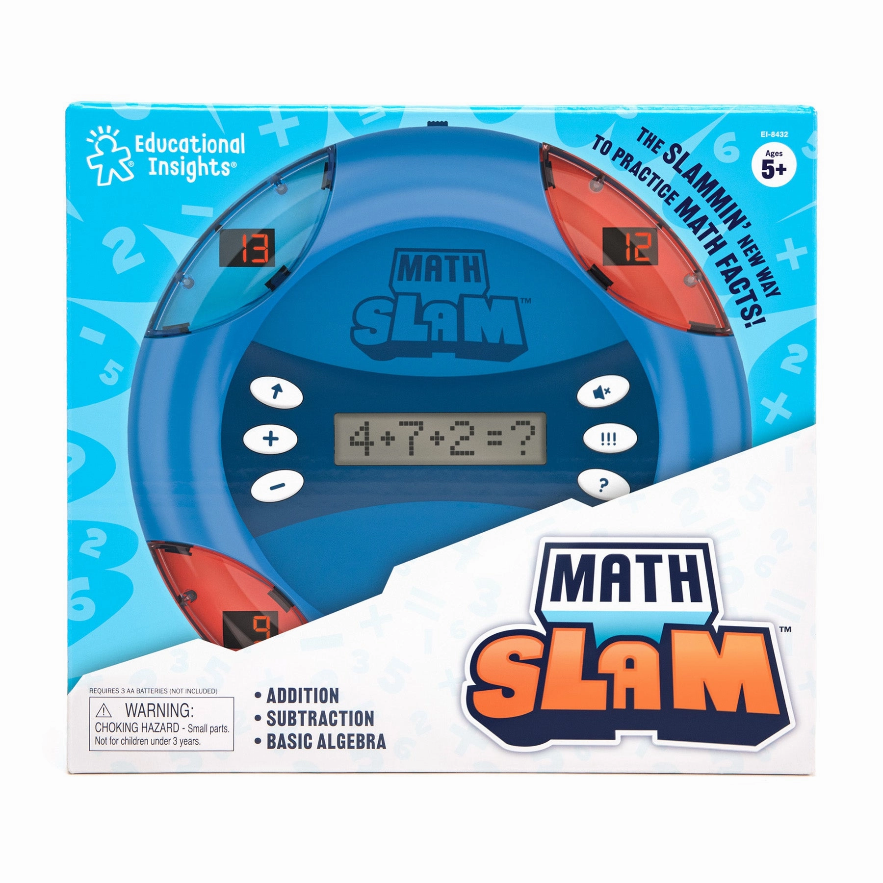 Educational Insights Math Slam Handheld Electronic Math Game