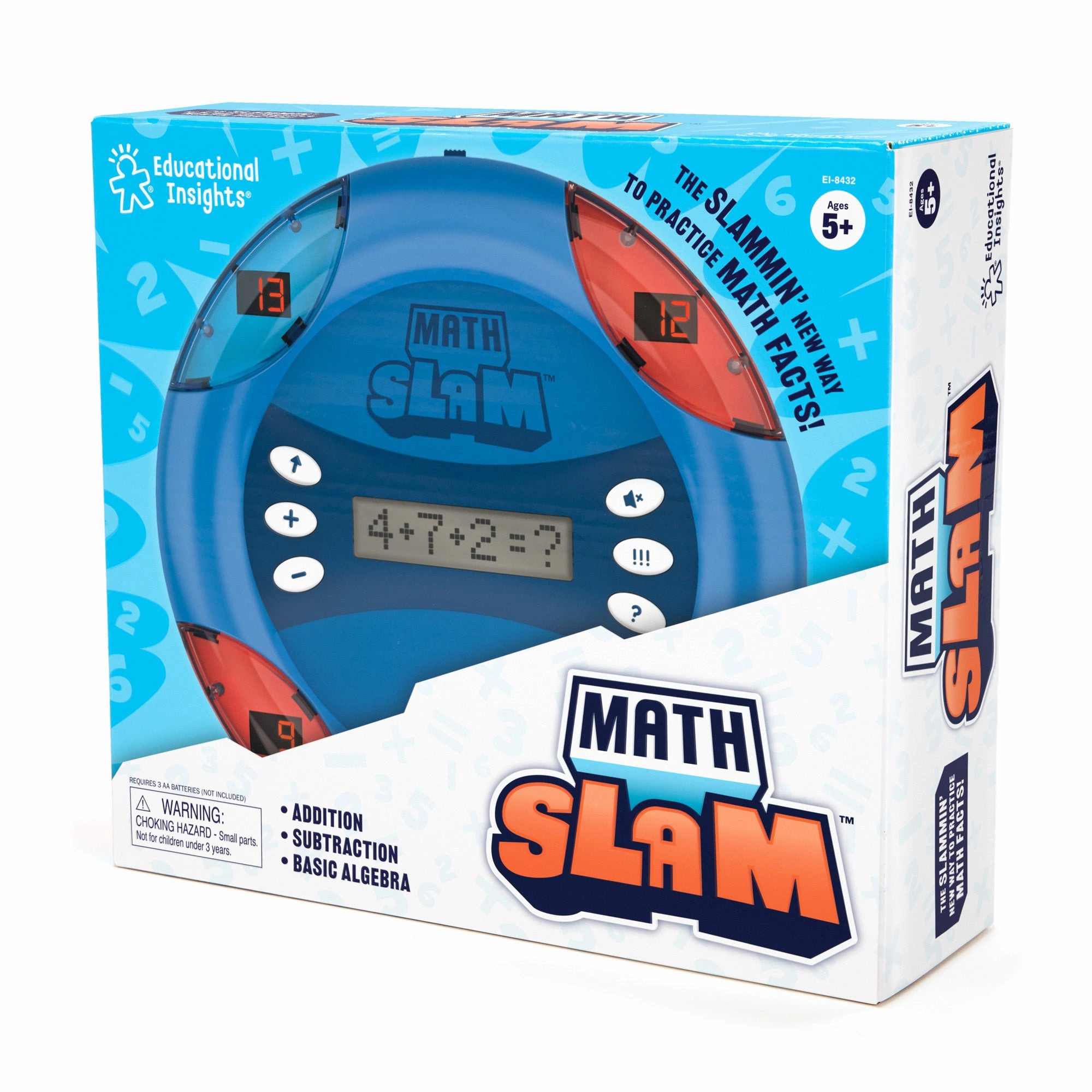 Educational Insights Math Slam Handheld Electronic Math Game