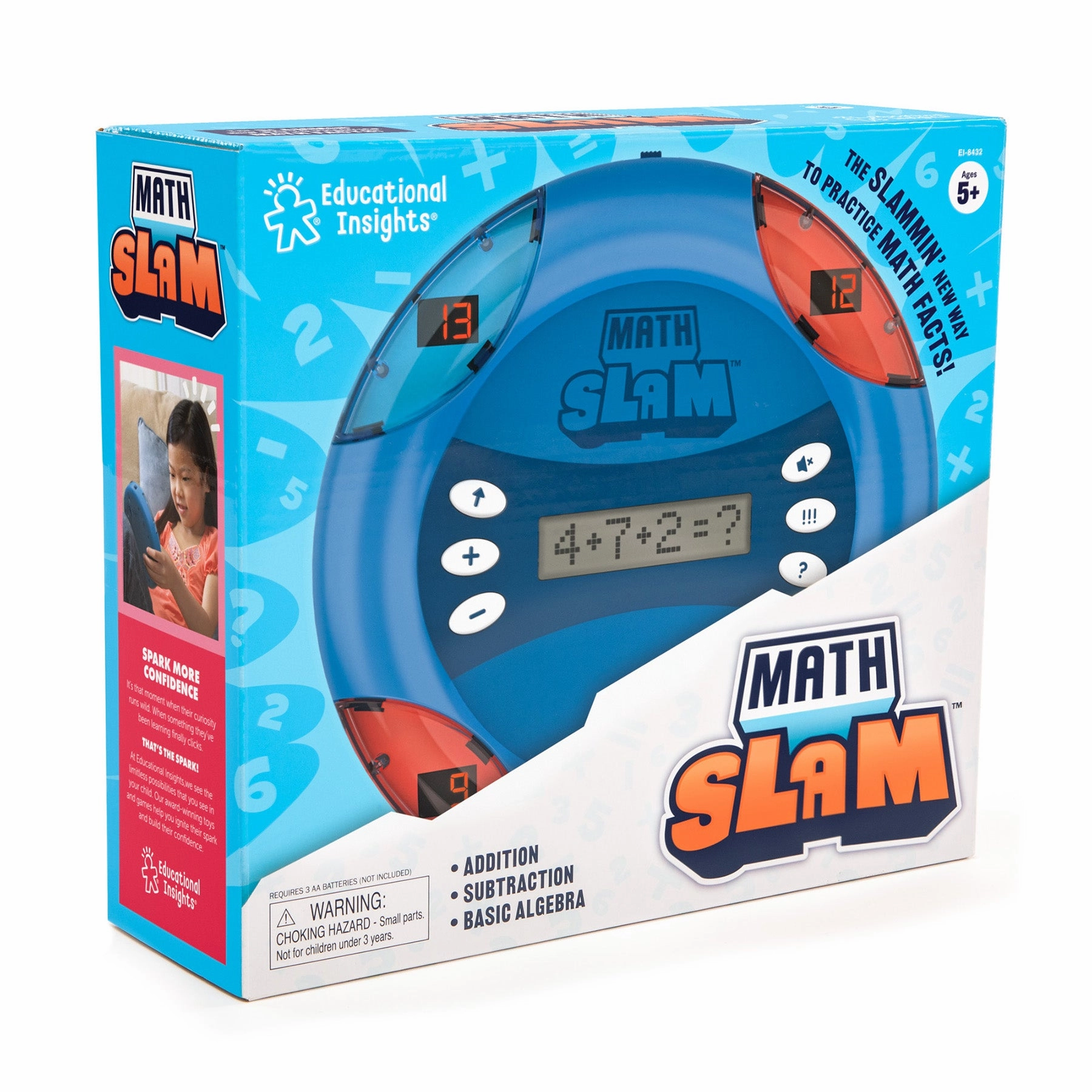 Educational Insights Math Slam Handheld Electronic Math Game