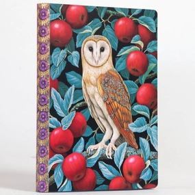 eeBoo Piece & Love Barn Owl Gilded Journal - Hardcover Diary