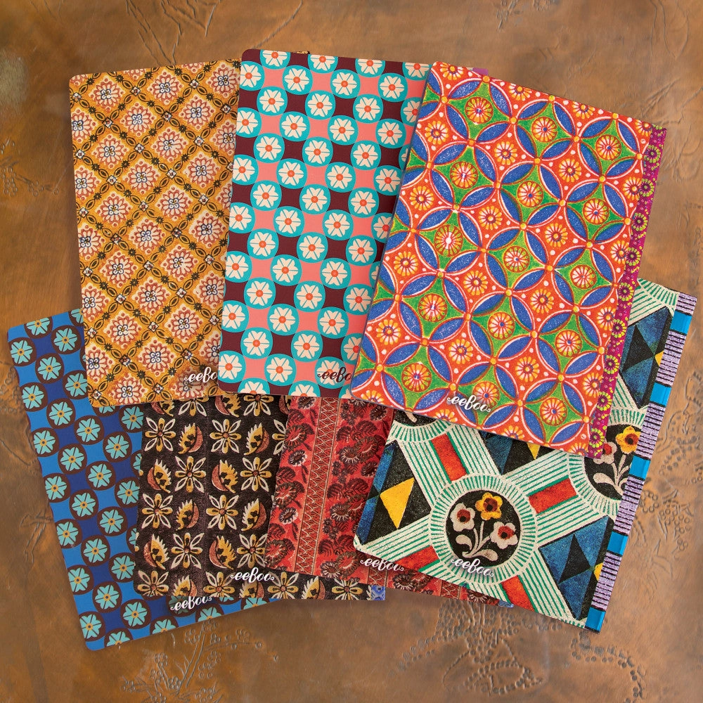 eeBoo Piece & Love Luisas Pattern - Colorful Gilded Journal