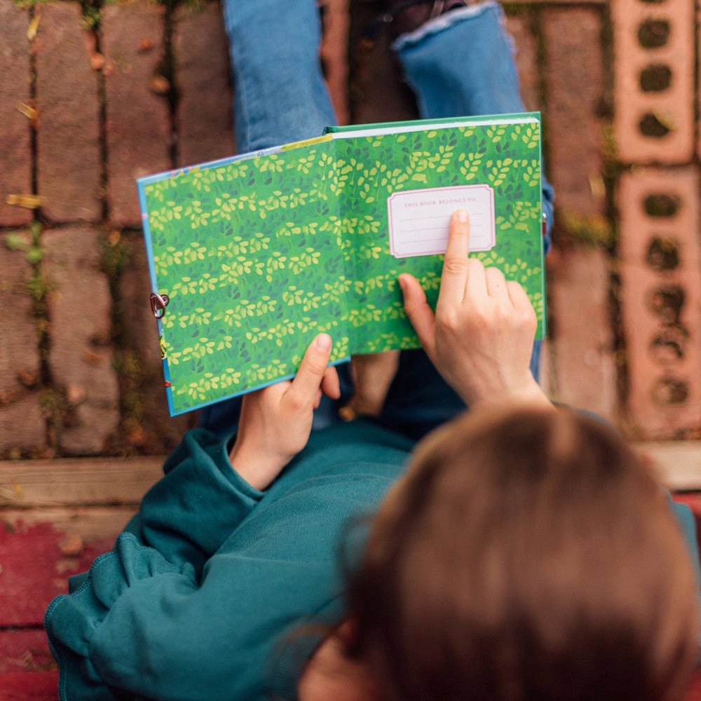 eeBoo Rainforest Animals Foiled Locking Journal - Kids Diary