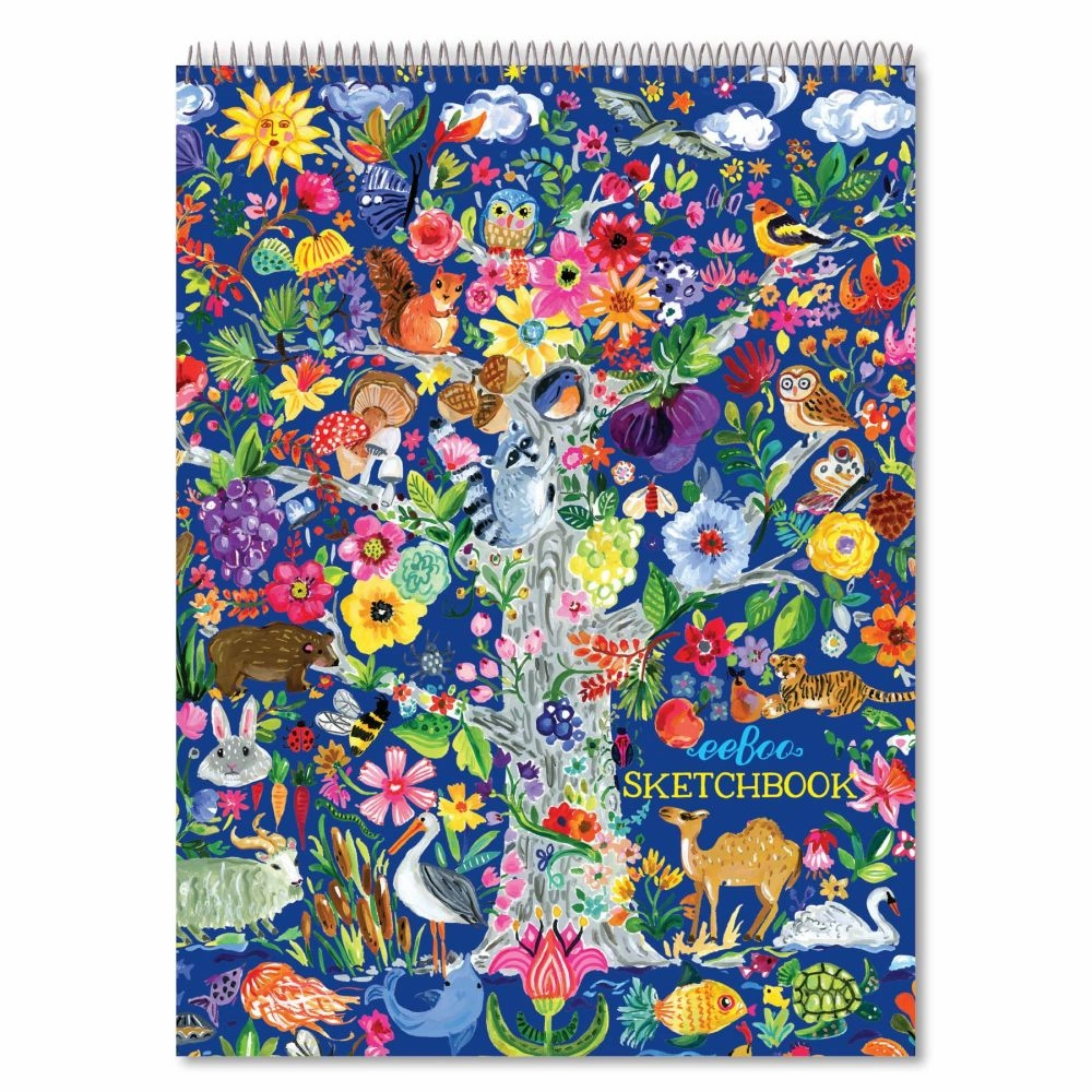 eeBoo Tree of Life Inspirational Sketchbook - 60 Pages