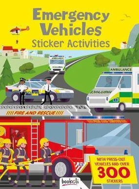 Emergency Vehicles Sticker Activities Book