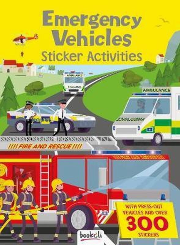Emergency Vehicles Sticker Activities Book
