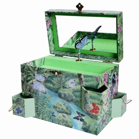 Enchantmints Mariposa Musical Butterfly Jewelry Box for Girls