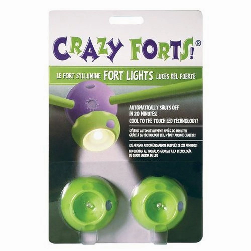 Everest Toys Crazy Forts! 2 LED Lights - Enchanted Green Glow