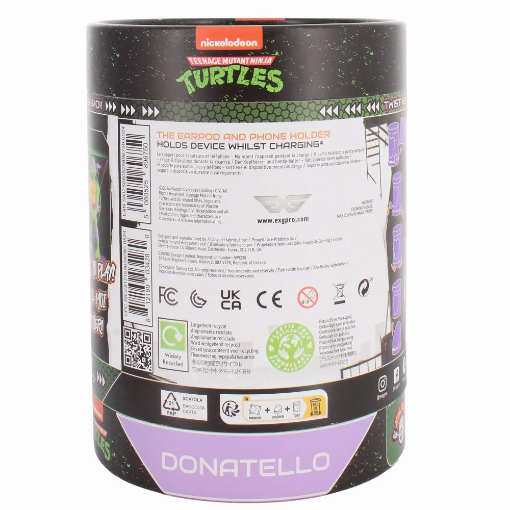 Exquisite Gaming TMNT Donatello Earbud & Phone Holder