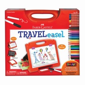 Faber-Castell Do Art Travel Easel - Portable Art Kit for Kids