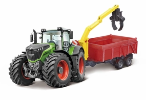 Fendt 1050 Vario Tractor With Loader & Trailer Diecast Model
