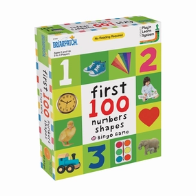 First 100 Numbers Shapes Educational Bingo Game by Briarpatch