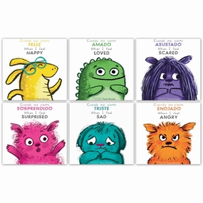 First Feelings: Bilingual Spanish & English 6-Book Set for Toddlers