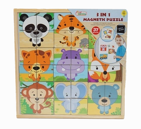 First Learning Wooden Magnetic Puzzle