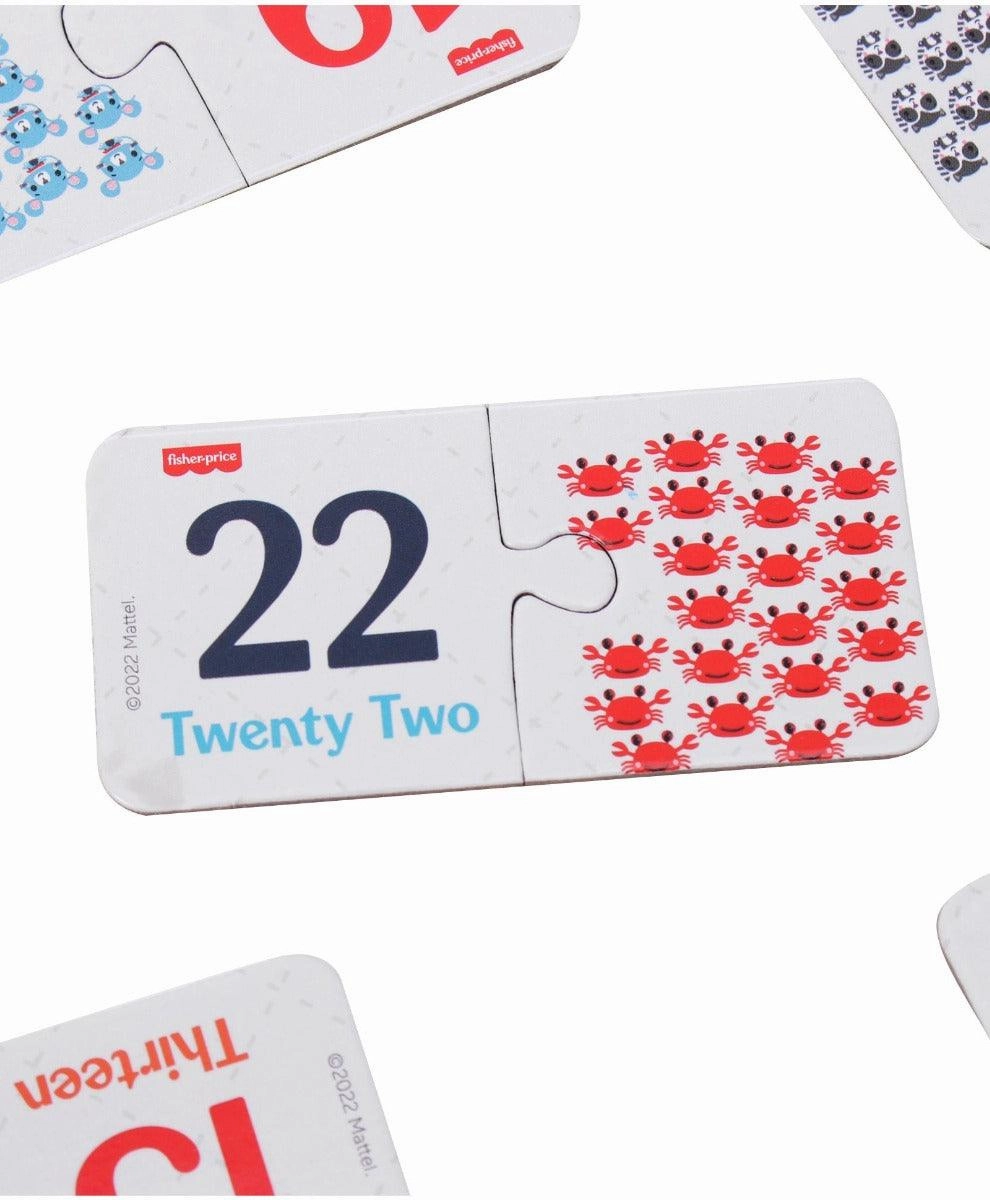 Fisher Price Fun with Numbers 50 Pieces Numbers Matching Puzzle for Kids