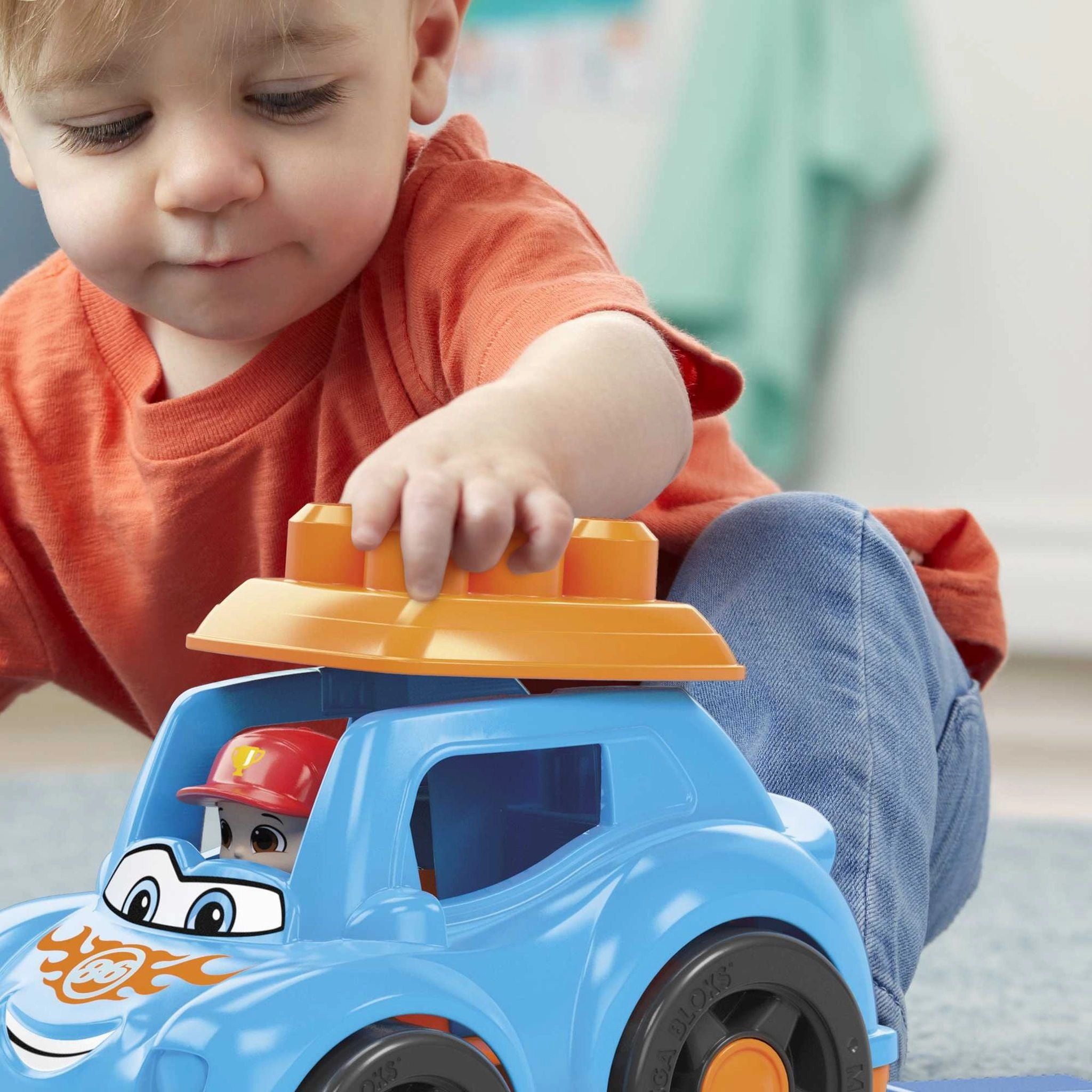 Fisher-Price MEGA BLOKS First Builders Ricky Race Car