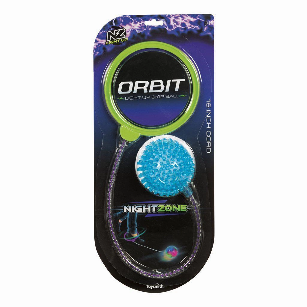 Flashing skip ball. Assorted colors