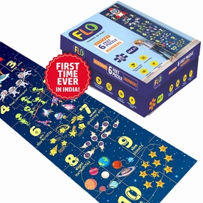 FLO Toys 6 Feet Puzzle Numbers Floor Puzzle For Kids,Ages, 2 