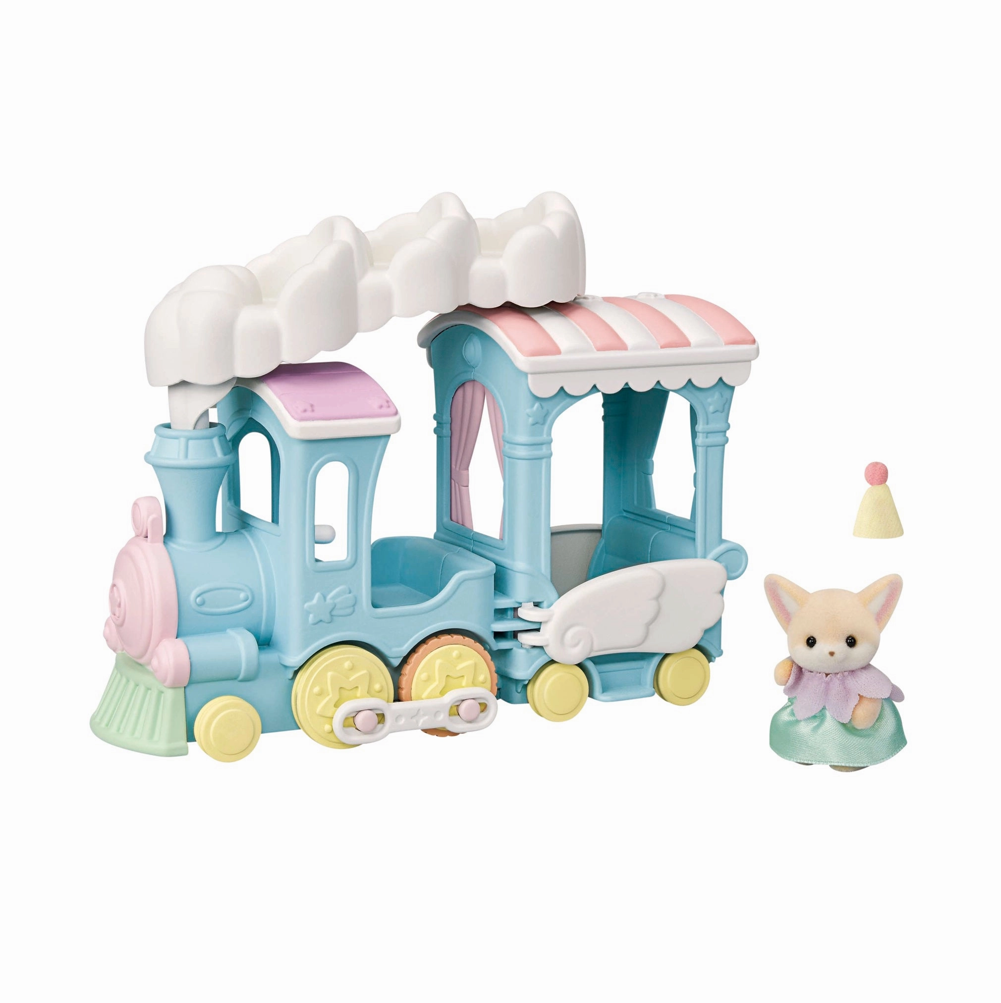 Floating Cloud Rainbow Train