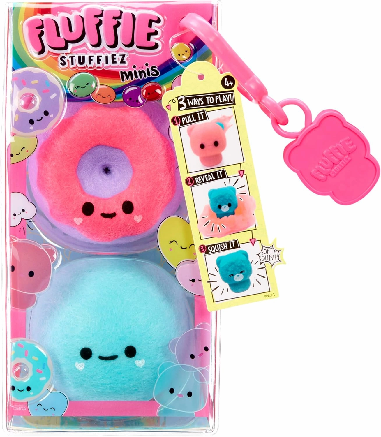 Fluffie Stuffiez Mini Donut And Round Candy