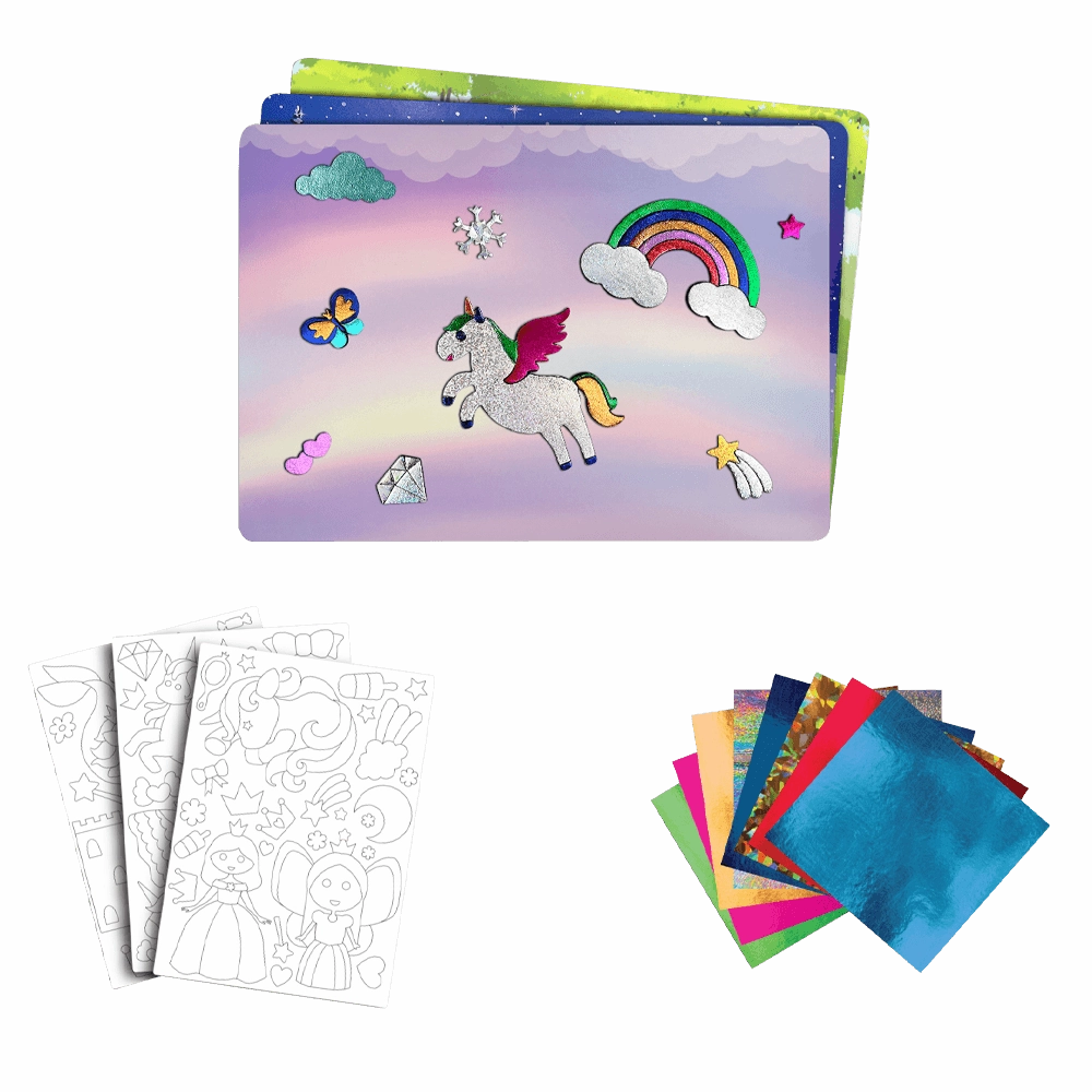 Foil Fun Unicorn & Princess Creative Foil Art Kit
