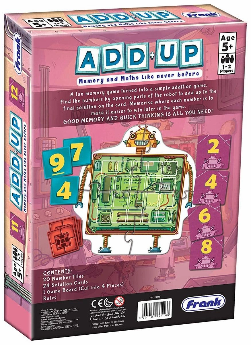 Frank Add Up Memory and Maths Game