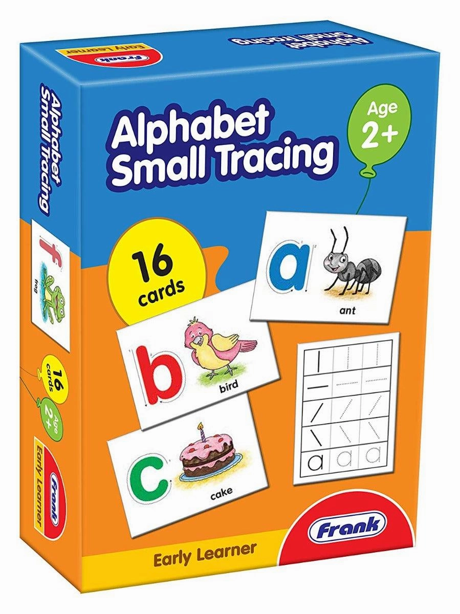 Frank Alphabet Small Tracing 16 Double-Sided Cards for Ages 3 & Above