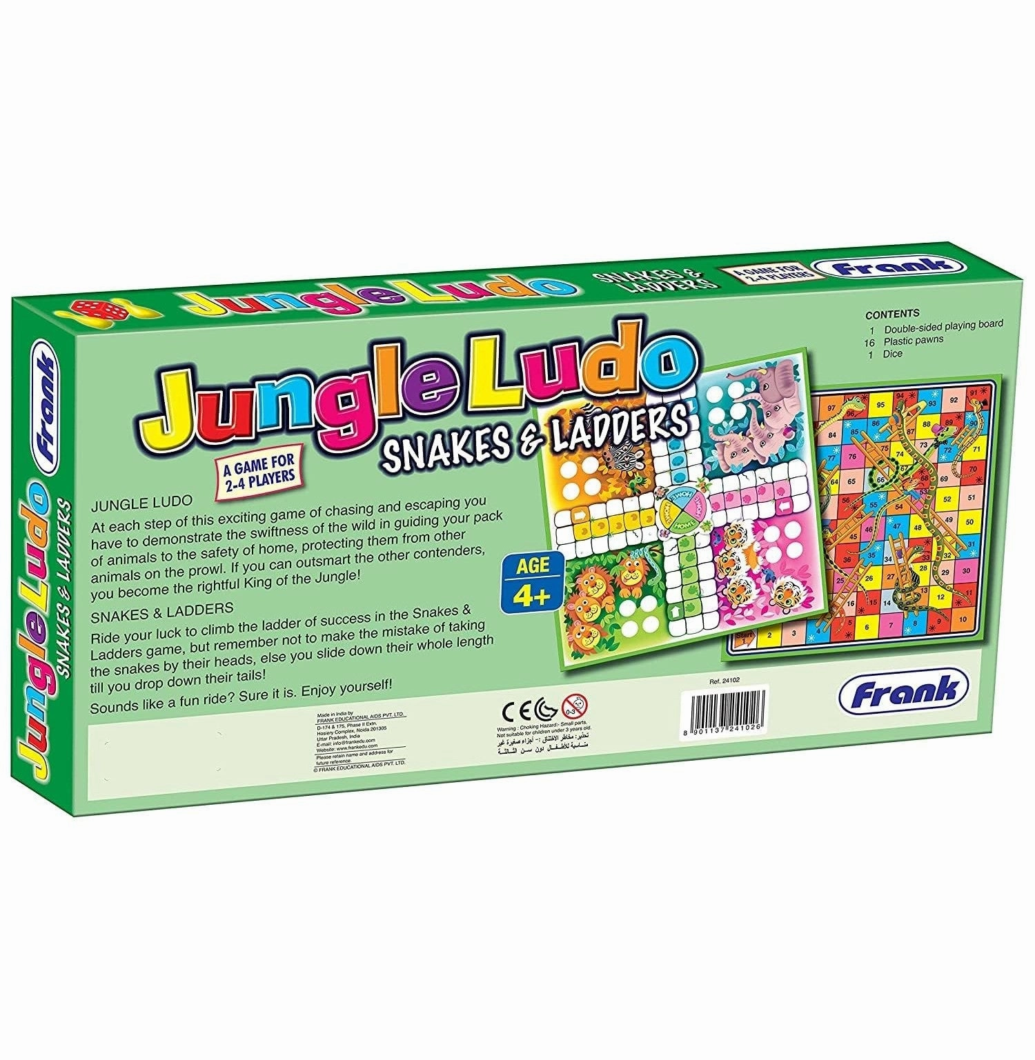 Frank Jungle ludo Snakes And Ladders