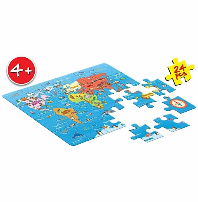 Frank My First World Map 24Pcs Puzzle