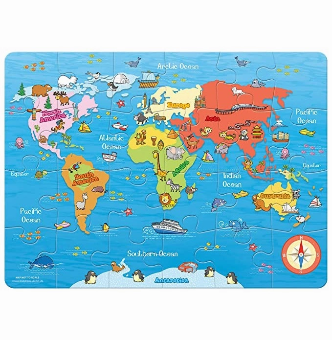 Frank My First World Map 24Pcs Puzzle