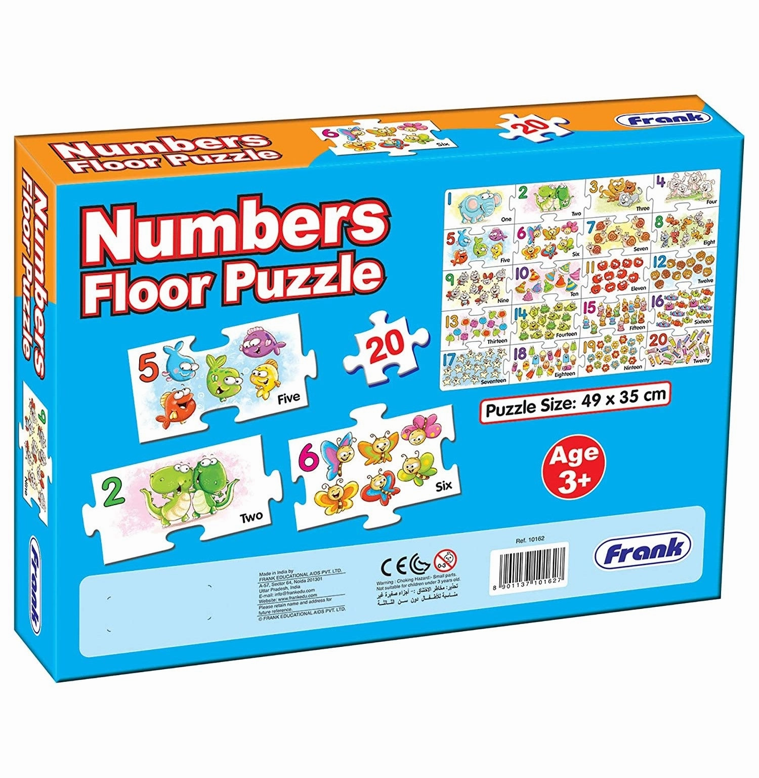 Frank Numbers Floor Puzzle