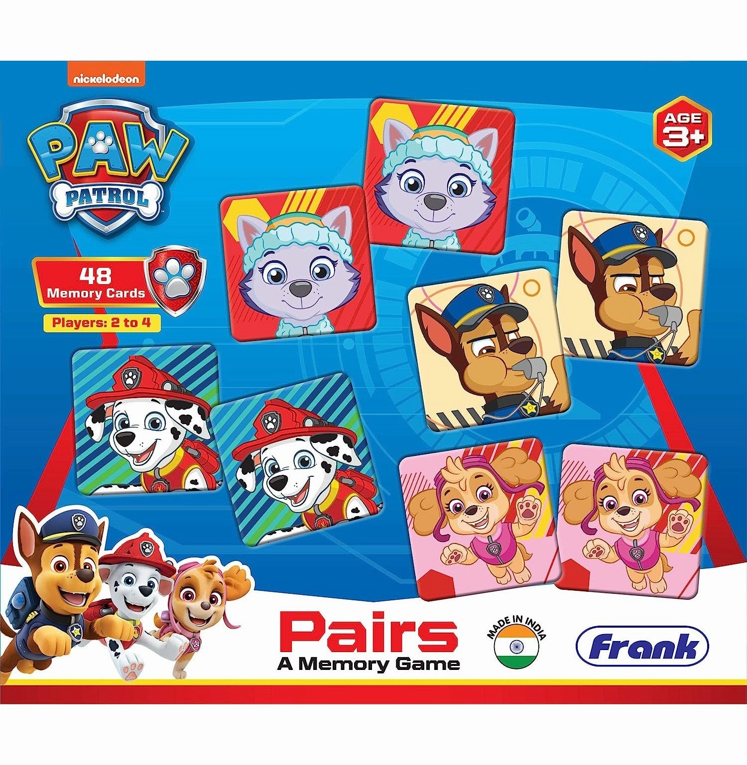 Frank Paw Patrol Pairs  A Memory Game