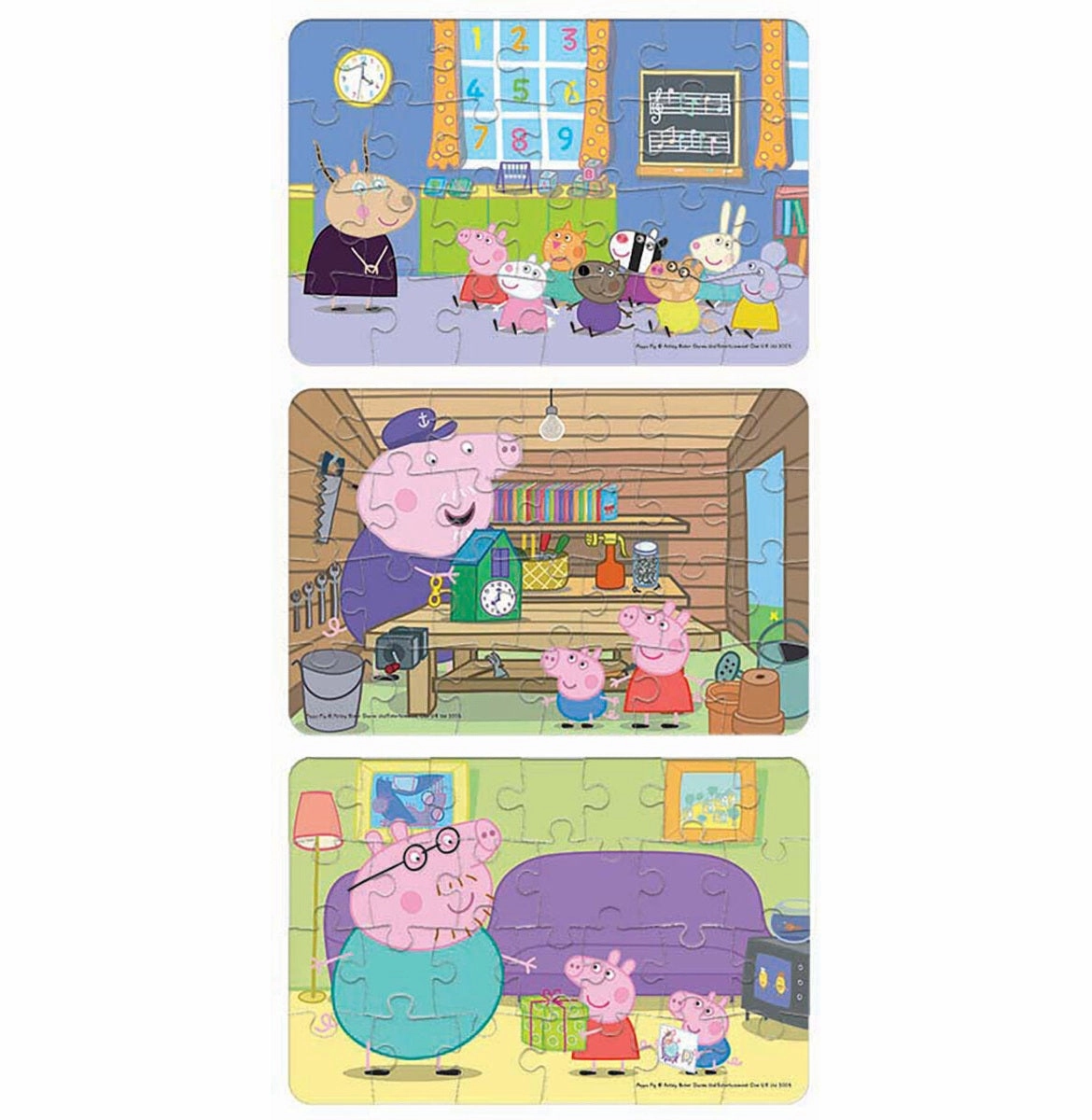 Frank Peppa Pig 3 Puzzle In 1 60404