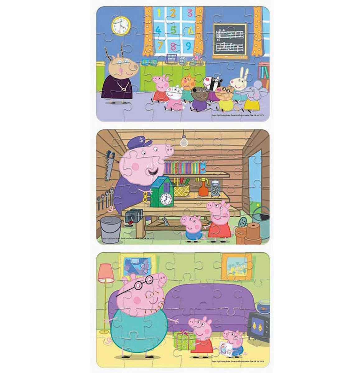 Frank Peppa Pig 3 Puzzle In 1 60404