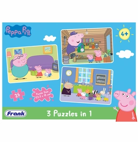 Frank Peppa Pig 3 Puzzle In 1 60404