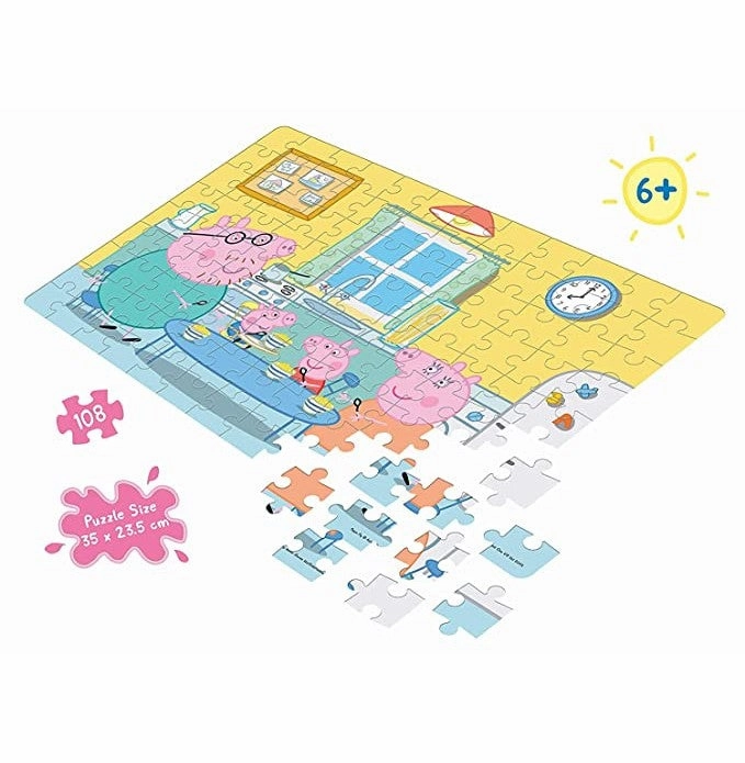 Frank Peppa Pig  Jigsaw Puzzle- 108 Piece
