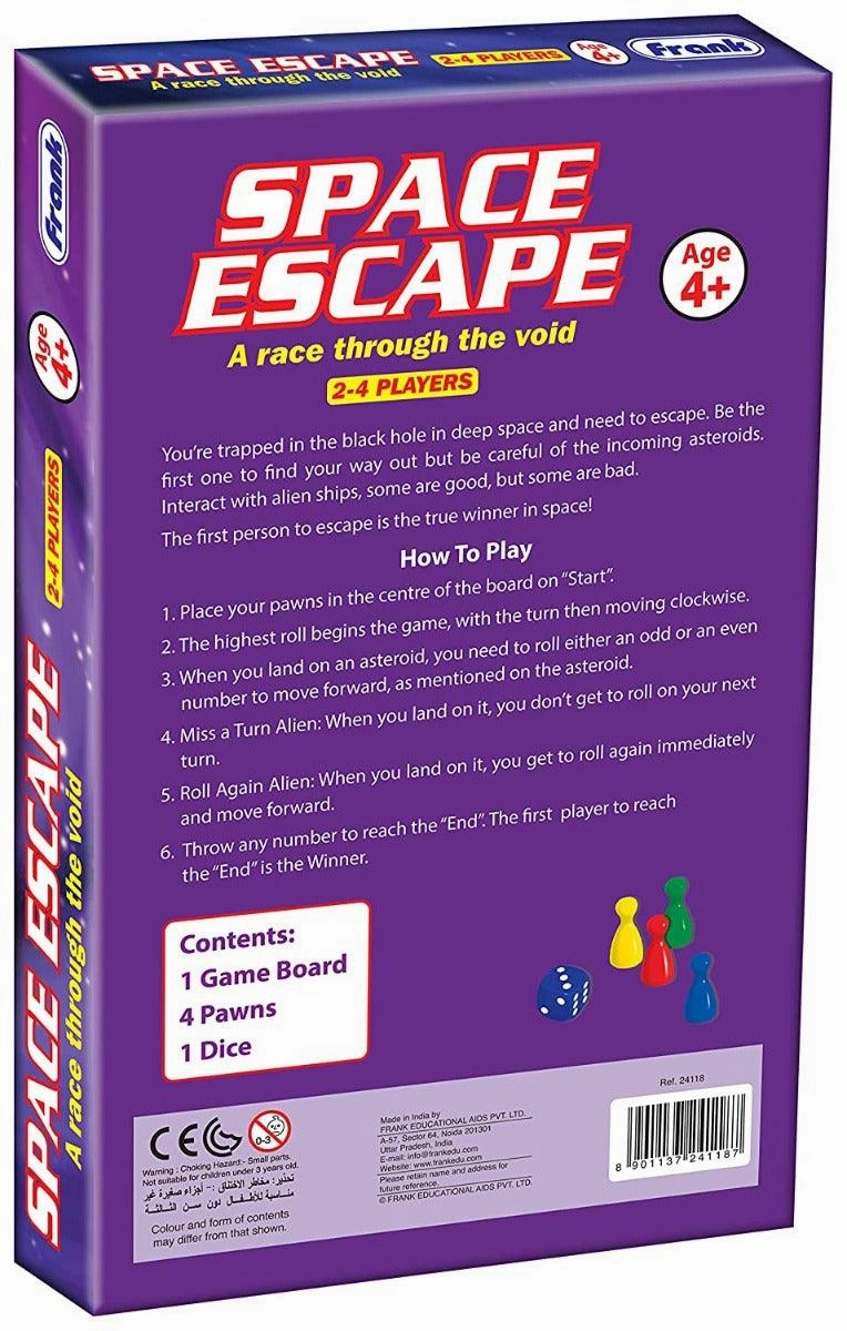 Frank Space Escape Board Game for Kids 4 Years and Above
