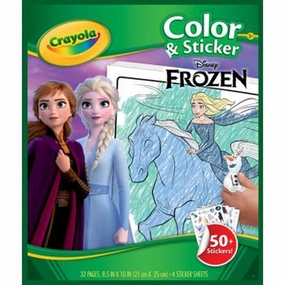 Frozen Colour and Sticker Book Crayola