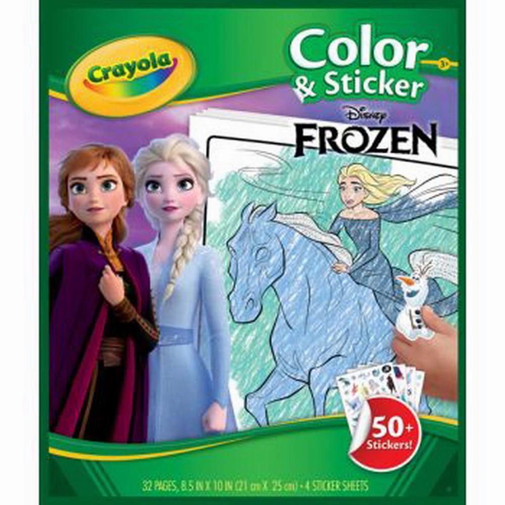 Frozen Colour and Sticker Book Crayola