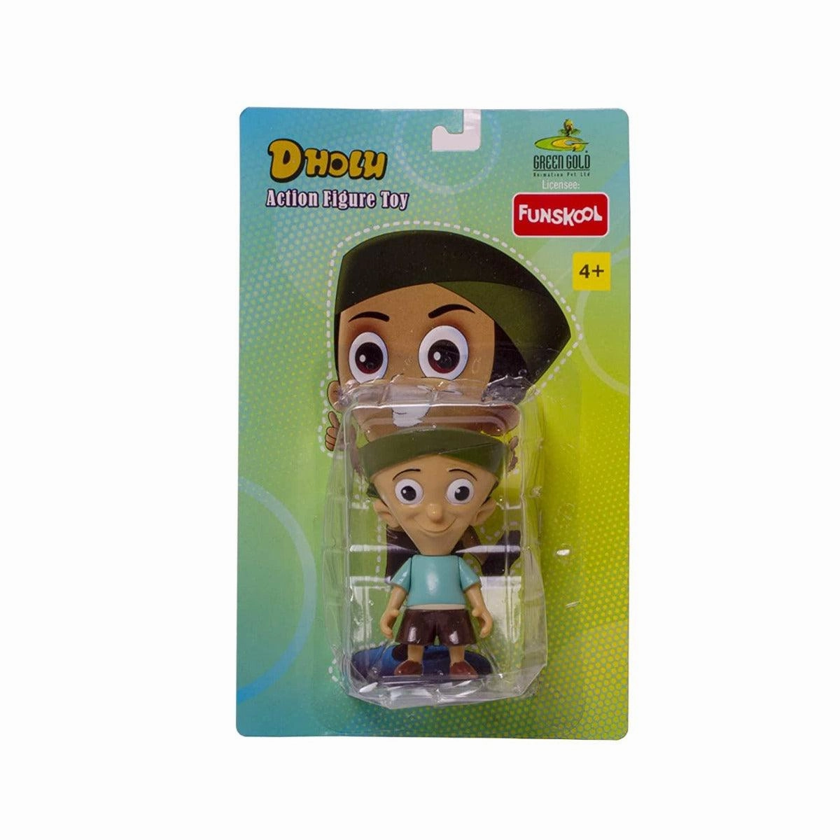 Funskool Chota Bheem - Dholu Action Figure for Ages 4 