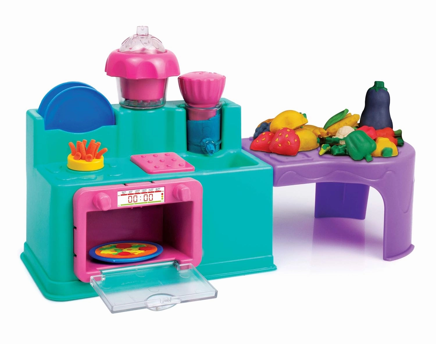 Funskool Fundough Kitchen Set, Cutting and Moulding Playset for 3 Years and above
