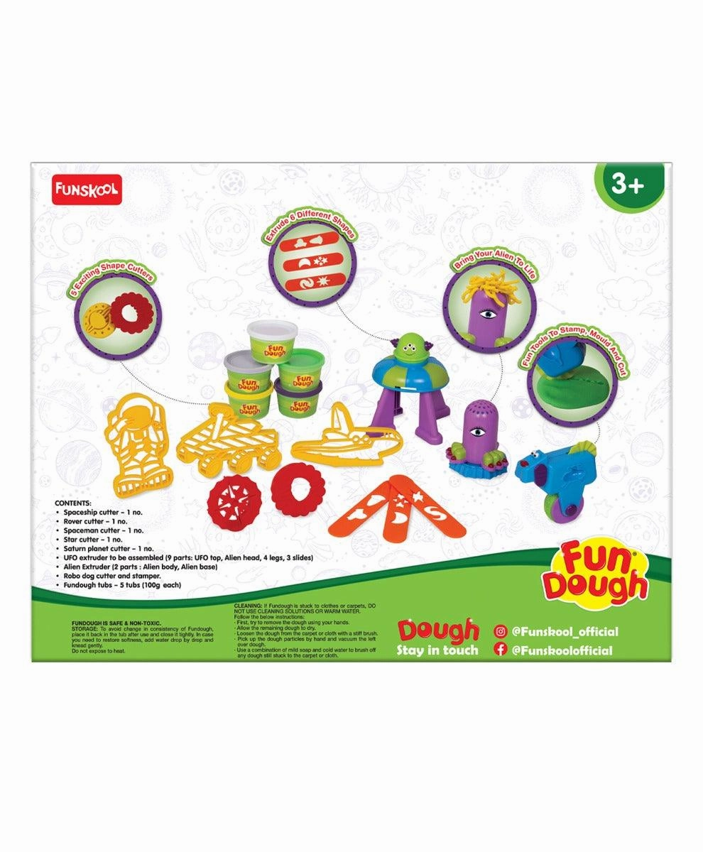 Funskool FunDough Space Jam Dough Kit for Ages 3-12 Years