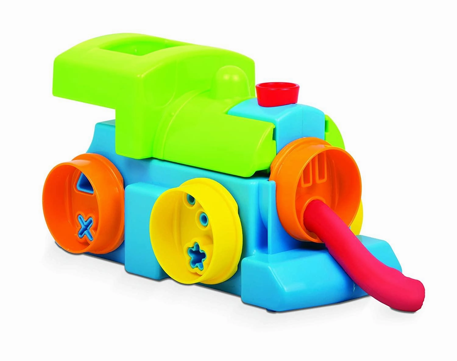 Funskool FunDough Wheel-O-Train - Cutting and Mouding Playset for Ages 3-12 Years