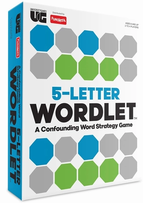 Funskool Games 5-Letter wordlet, Word Game, for Adults, Kids and Family, for 2 to 4 Players, for Ages 8 