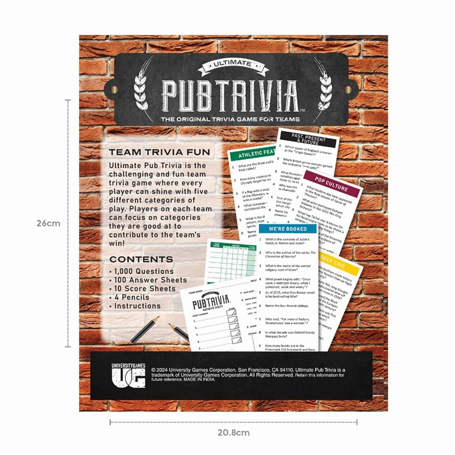 Funskool Games Ultimate Pub Trivia for 4 or More Players Ages 12 