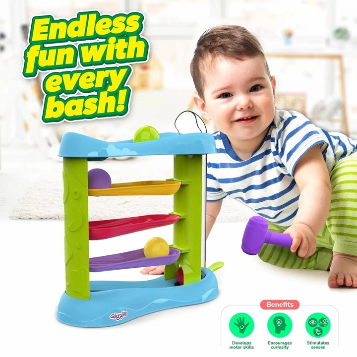 Funskool Giggles Bash & Pop Slide Tower For Ages 2 